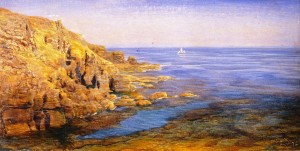 A cliff near the ocean